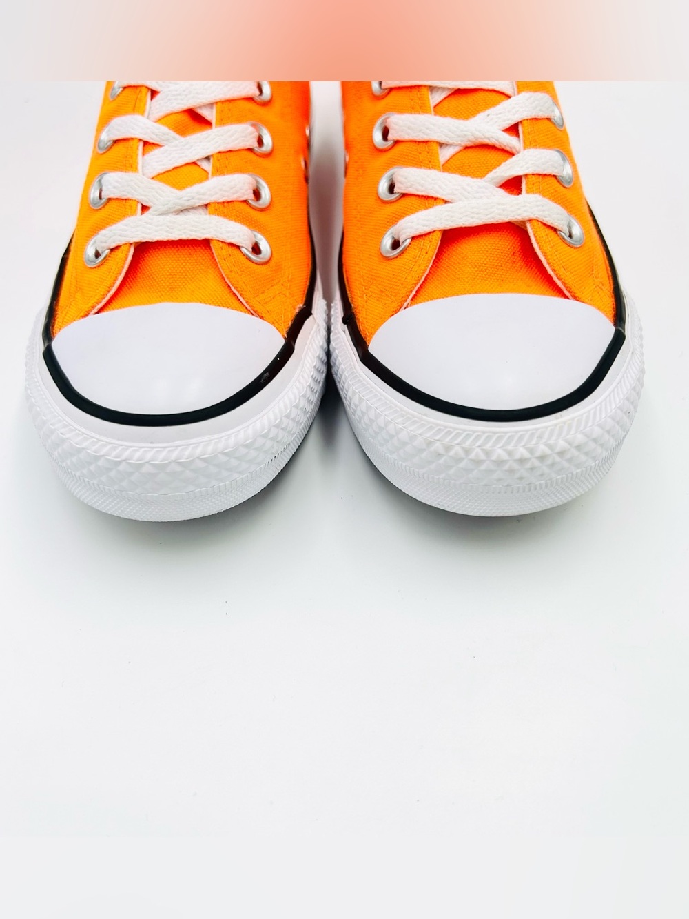 Converse Chuck Taylor All Star Ox Low Top Sneakers Women Size 6 Bright Orange Ca - Picture 7 of 10